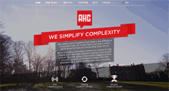 Desktop Screenshot of ahc.com