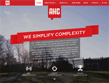 Tablet Screenshot of ahc.com